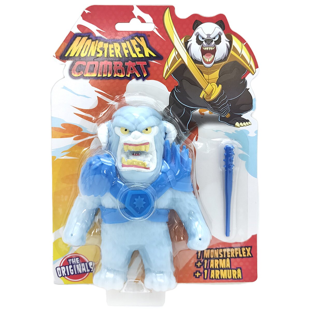 Monster Flex Figurina Combat Monstrulet care se intinde Ice Yeti