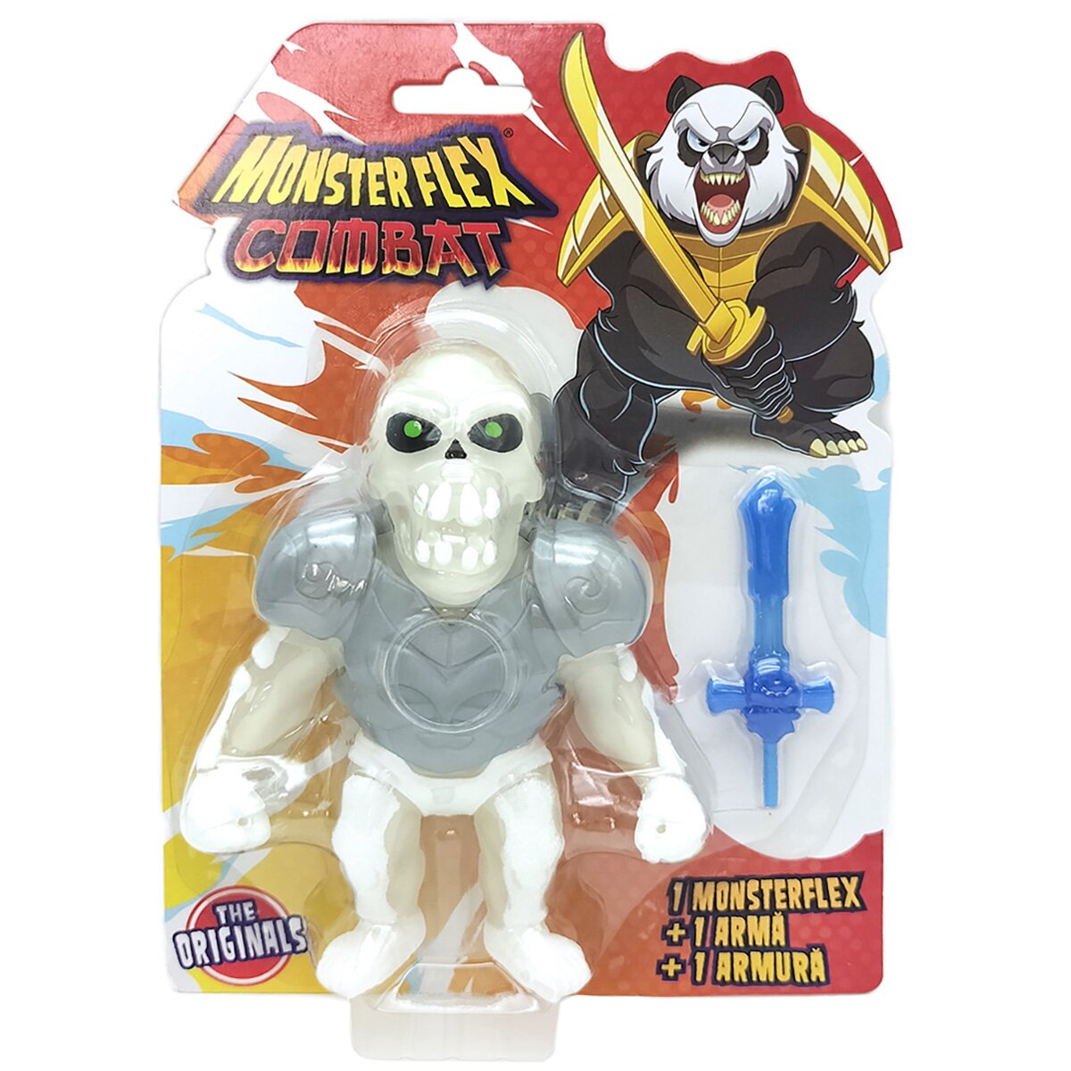 Monster Flex Figurina Combat Monstrulet care se intinde Knight Skeleton