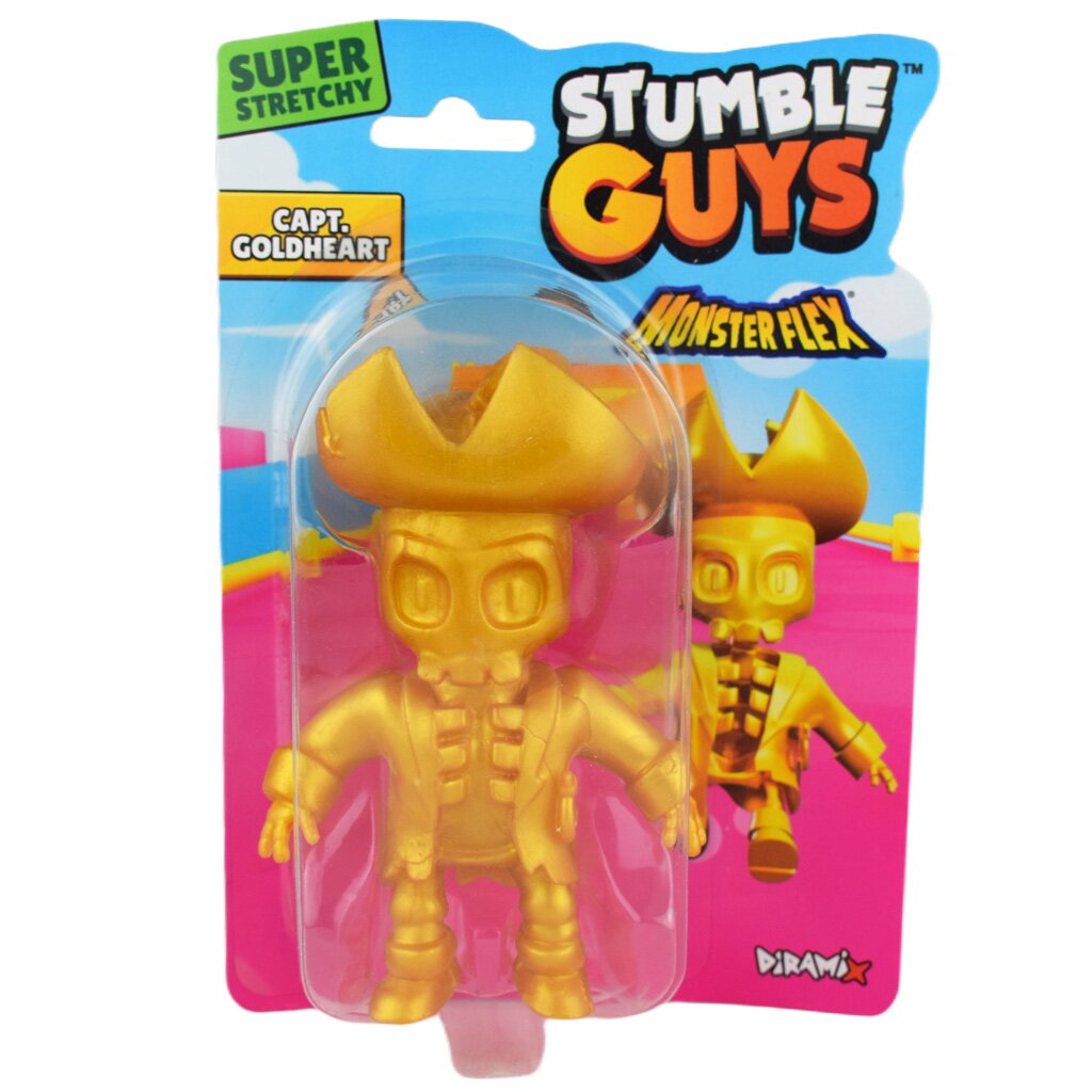 Monster Flex Figurina flexibila Stumble Guys Capt Goldheart