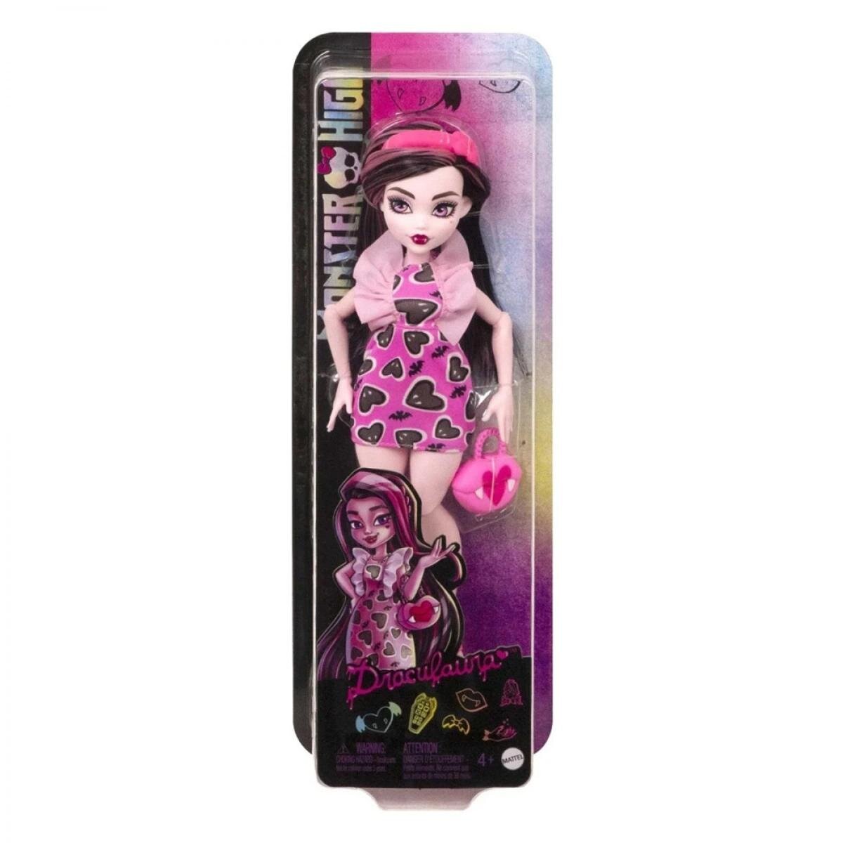 Monster High Papusa cu accesorii Draculaura HKY74