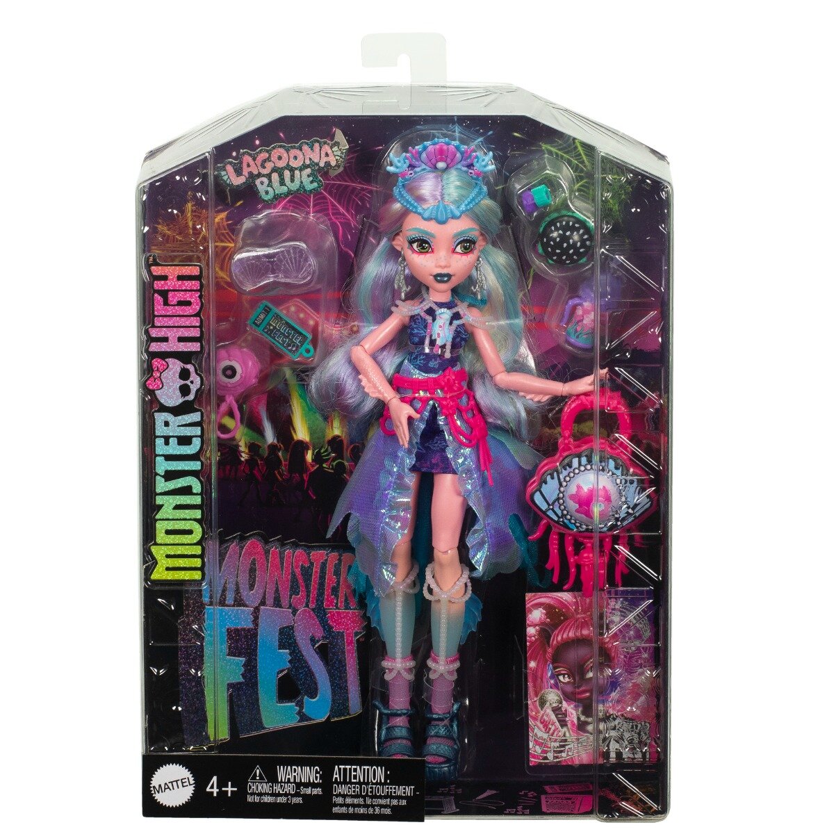 Monster High Papusa Monster Fest Lagoona Blue HXH82
