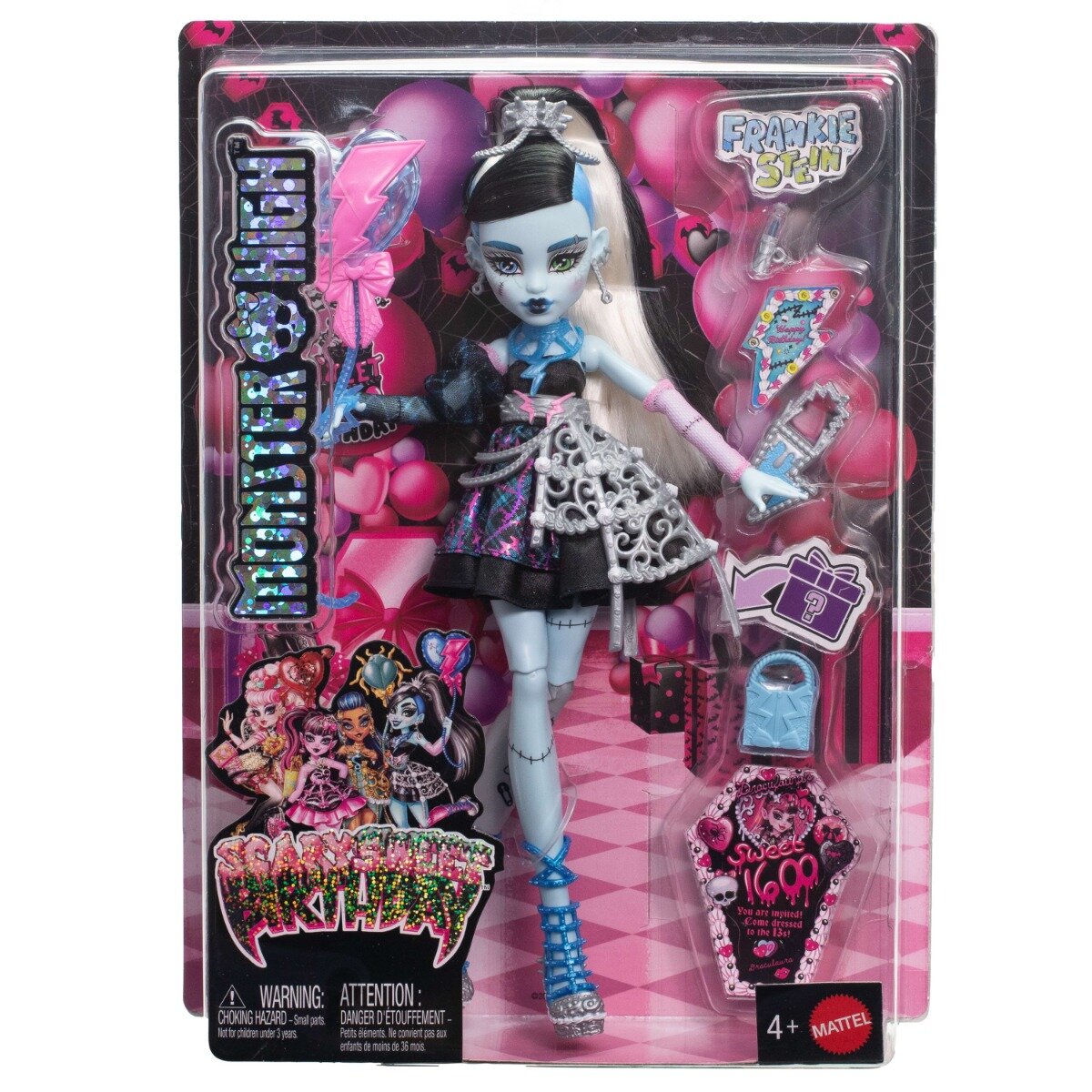 Monster High Papusa Scary Sweet Birthday Frankie Stein JBG75