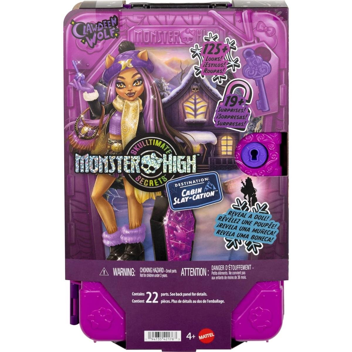 Monster High Papusa Skulltimate Secrets 8 Clawdeen Wolf JMG65