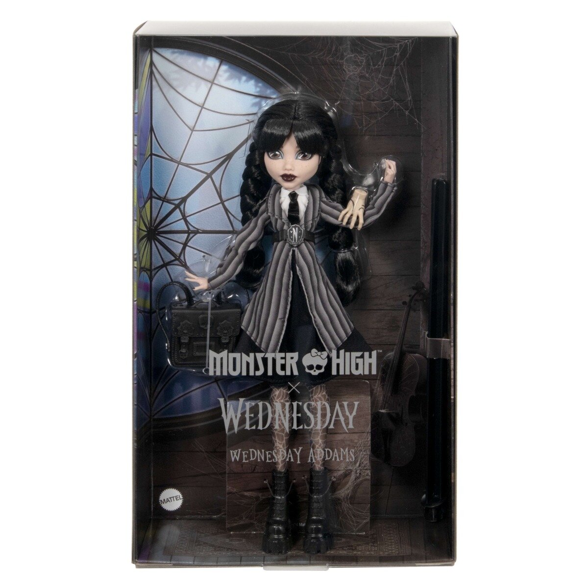 Monster High Papusa Wednesday Addams HXJ04