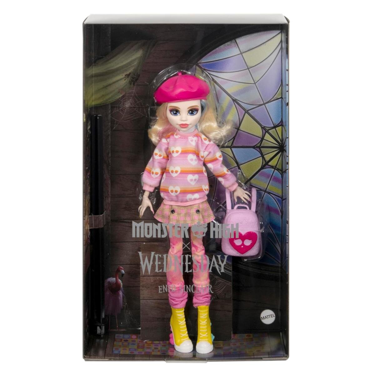 Monster High Papusa X Wednesday Enid Sinclair HXJ05