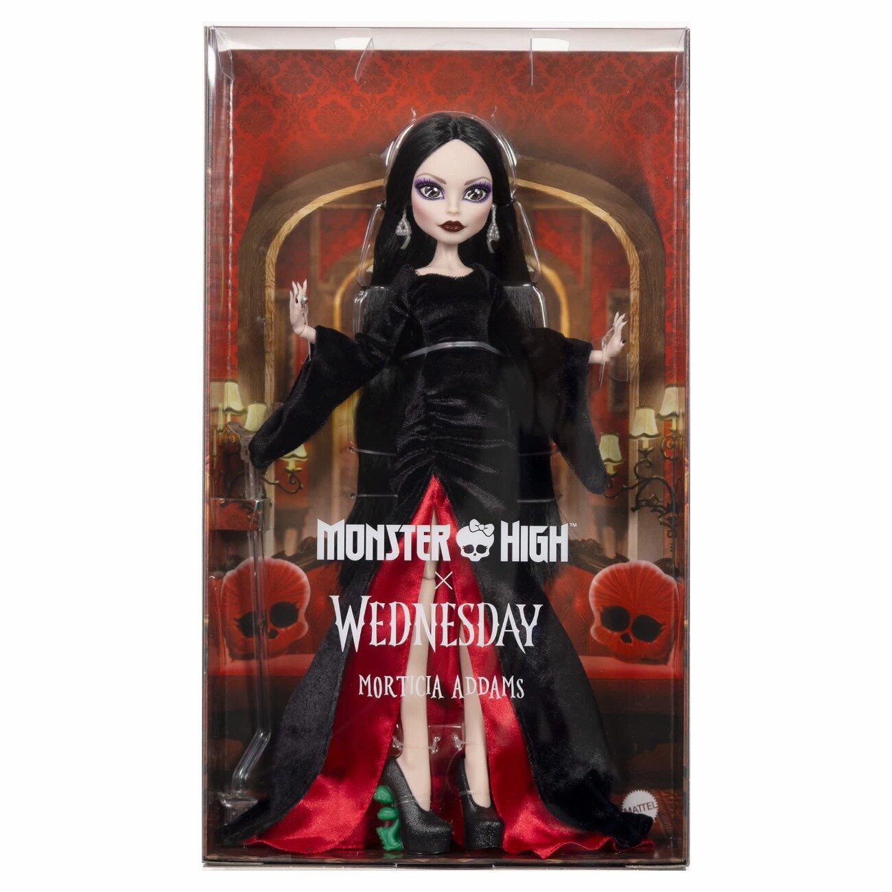 Monster High Papusa X Wednesday Morticia Addams JLK99