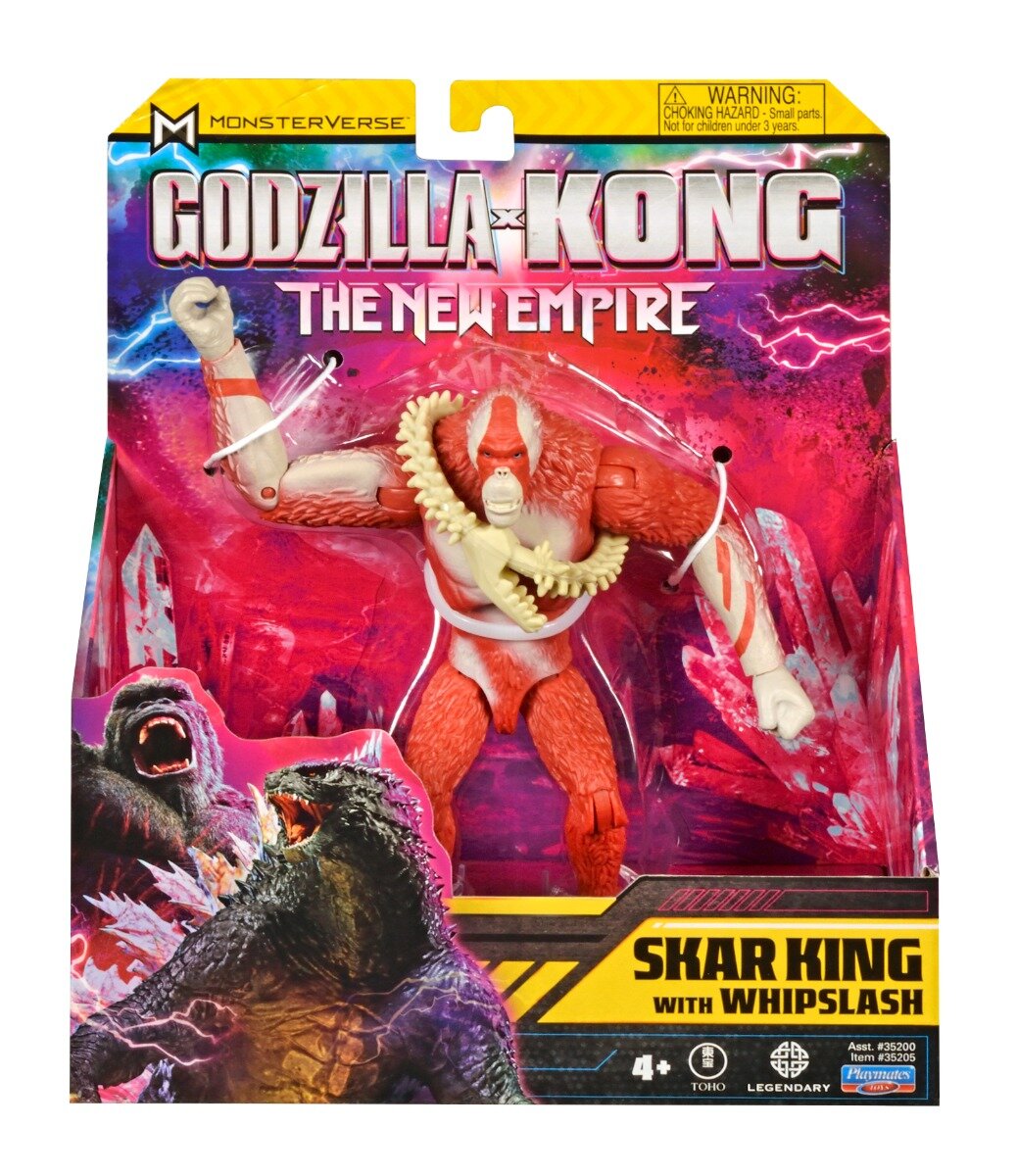 Monsterverse Figurina articulata cu accesoriu Skar King with Whipslash 15 cm