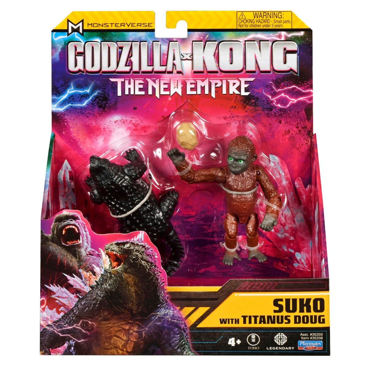 Monsterverse Figurina articulata cu accesoriu Suko with Titanus Doug 15 cm