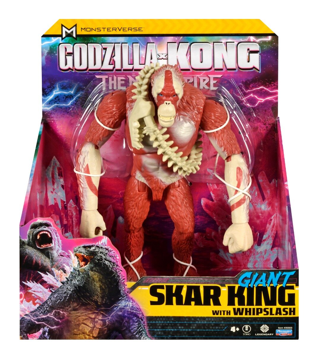 Monsterverse Figurina articulata Skar King with Whipslash Giant 28 cm