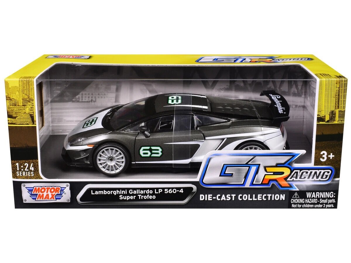 Motormax Masina GT Racing Lamborghini Gallardo LP 560-4 Super Trofeo 1:24