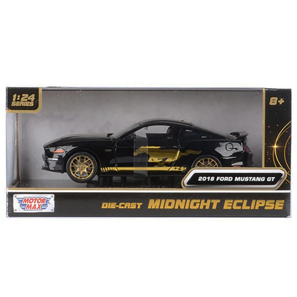 Motormax Masina Midnight Eclipse 2018 Ford Mustang GT 1:24