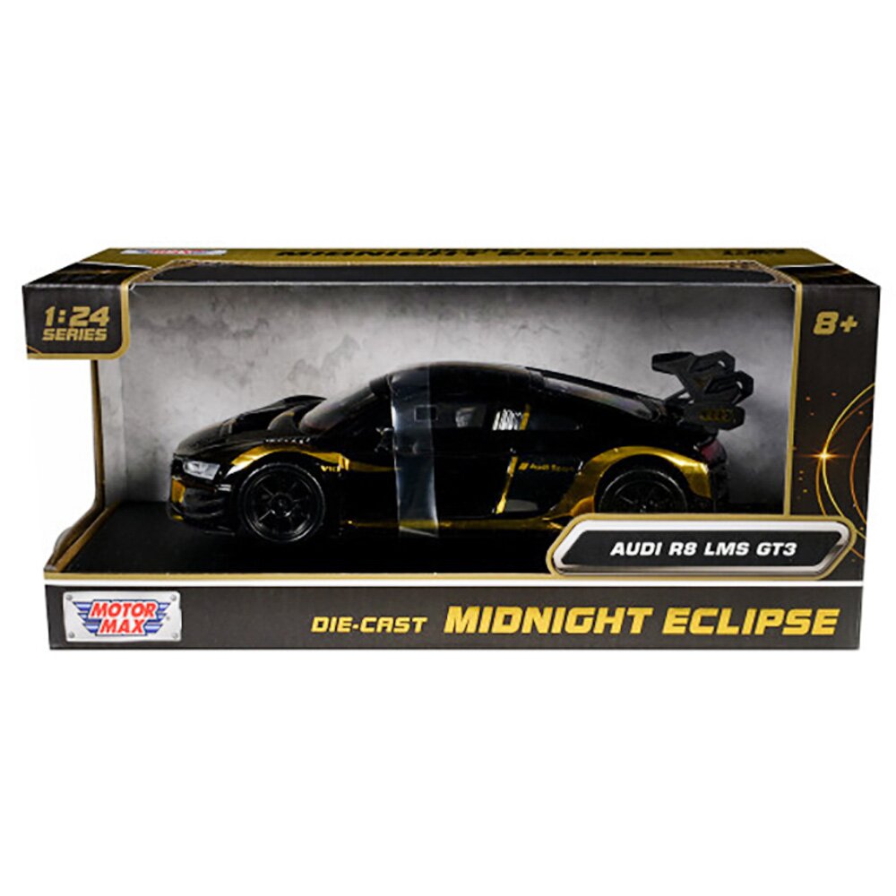 Motormax Masina Midnight Eclipse Audi R8 LMS GT3 1:24