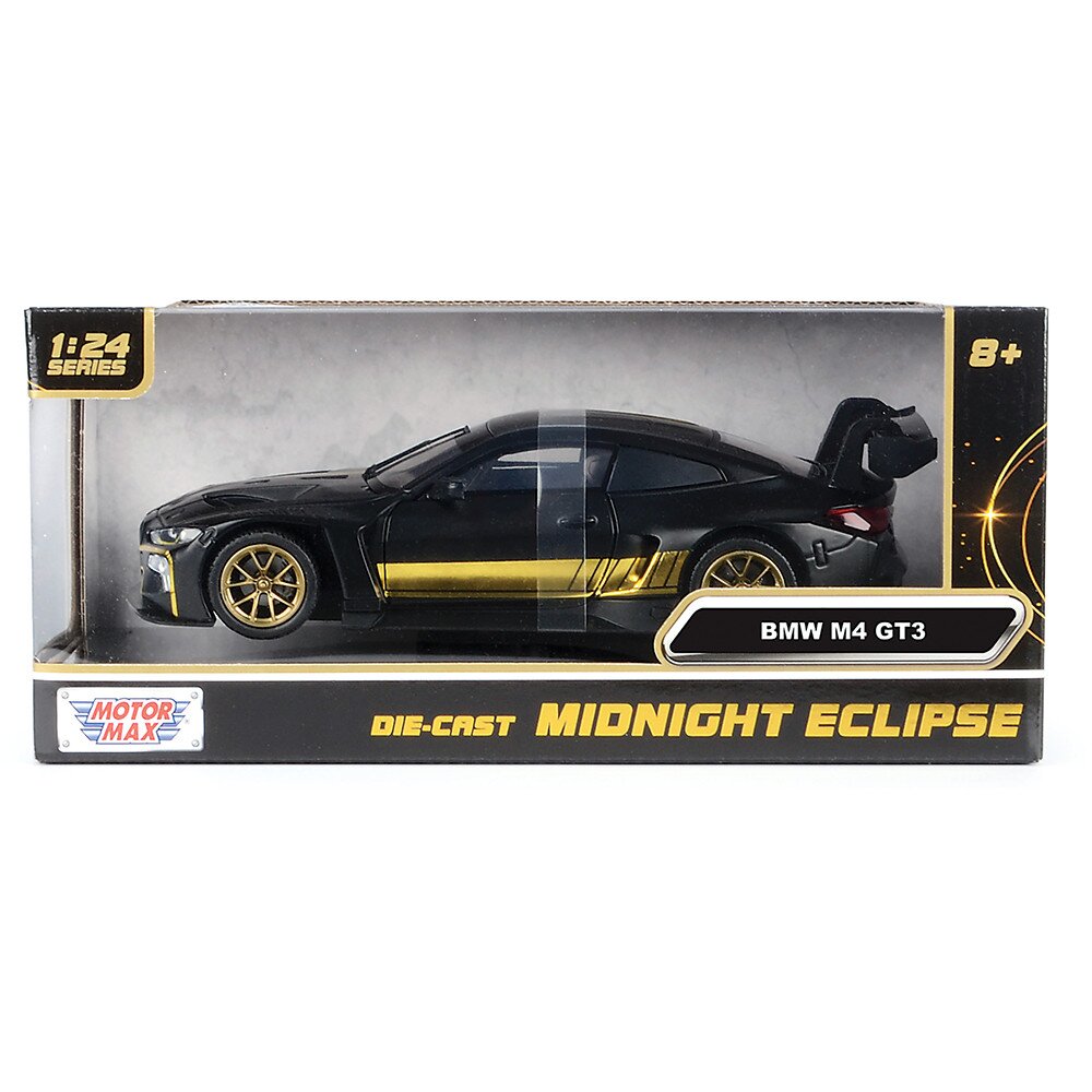 Motormax Masina Midnight Eclipse BMW M4 GT3 1:24