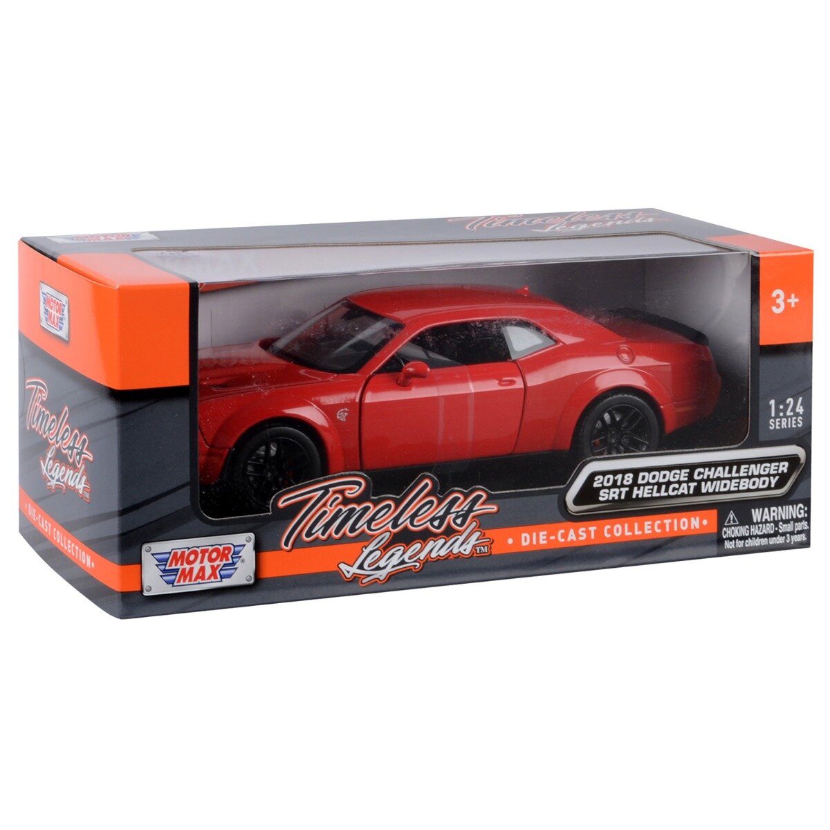 Motormax Masinuta metalica 2018 Dodge Challenger SRT Hellcat Widebody 1:24