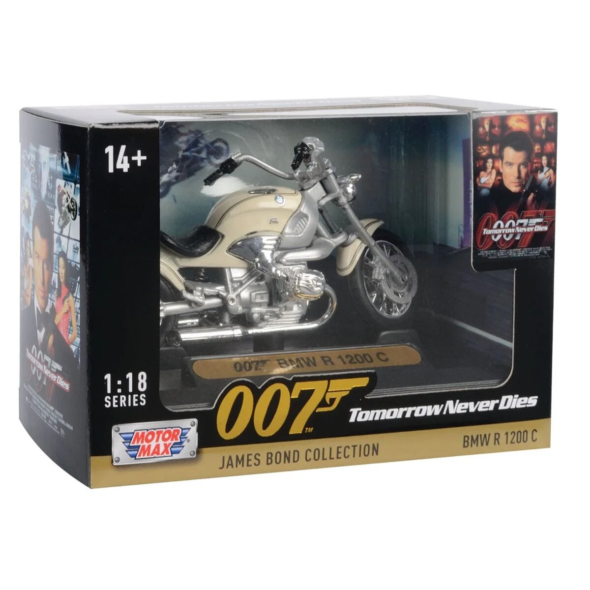 Motormax Motocicleta BMW R 1200 C James Bond 1:18