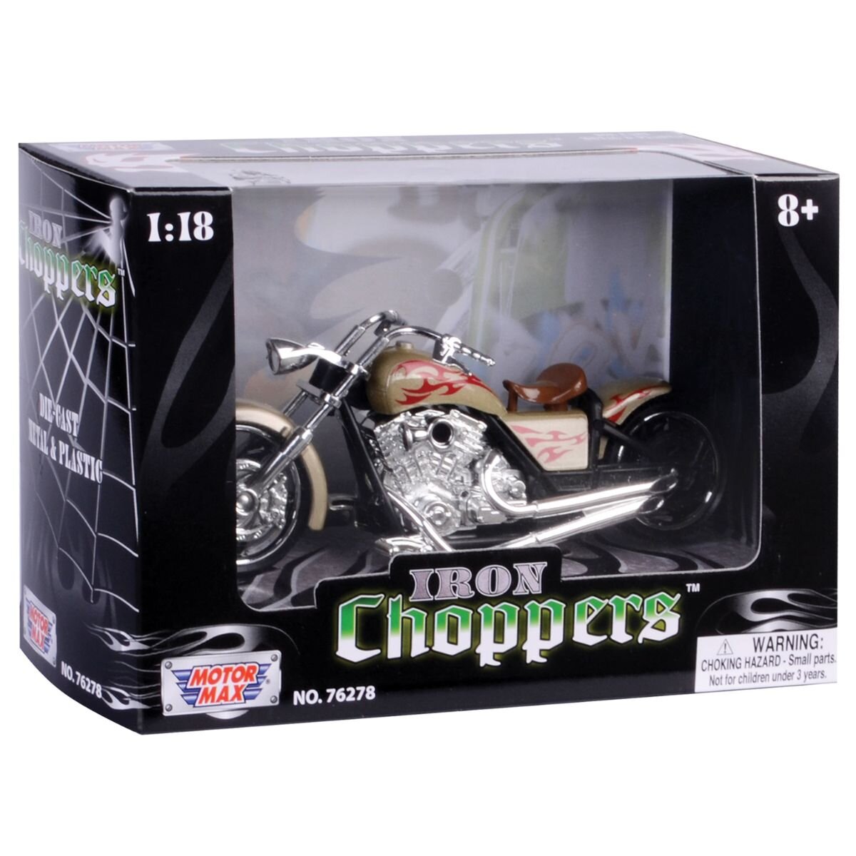 Motormax Motocicleta Iron Choppers 1:18