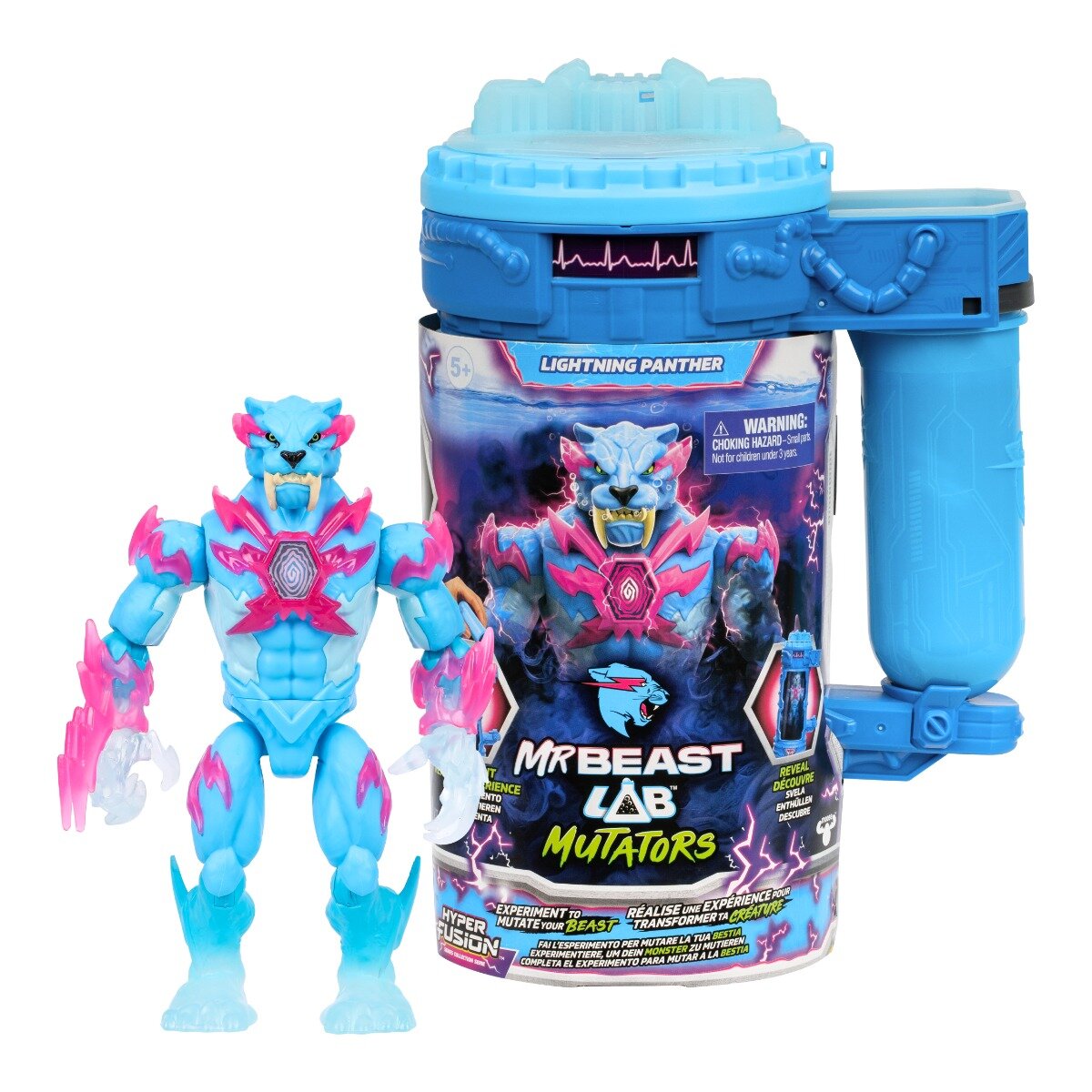 MrBeast Lab Creaza propria figurina Mr Beast Lab Mutators Lightning Panther S2