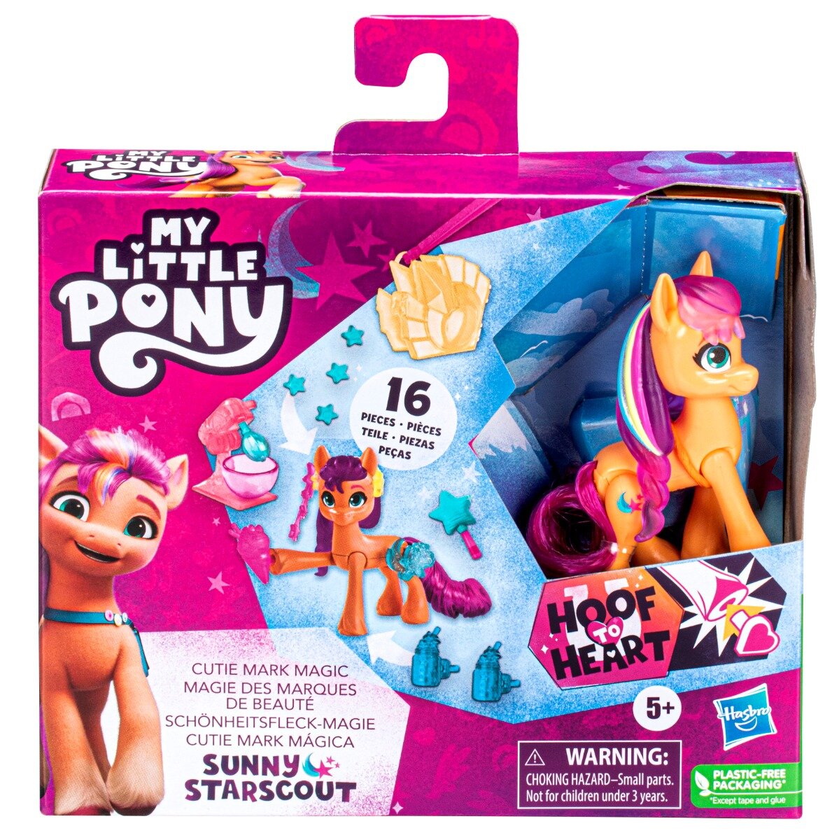 My Little Pony Figurina cu accesorii Cutie Mark Magic Sunny Starscout F5250