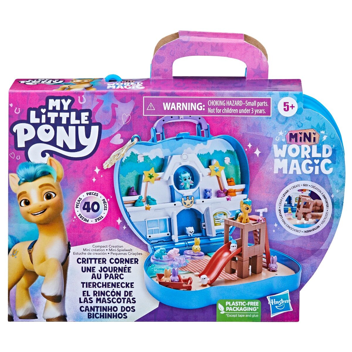 My Little Pony Set de joaca cu figurina Mini World Magic Critter Corner F6440