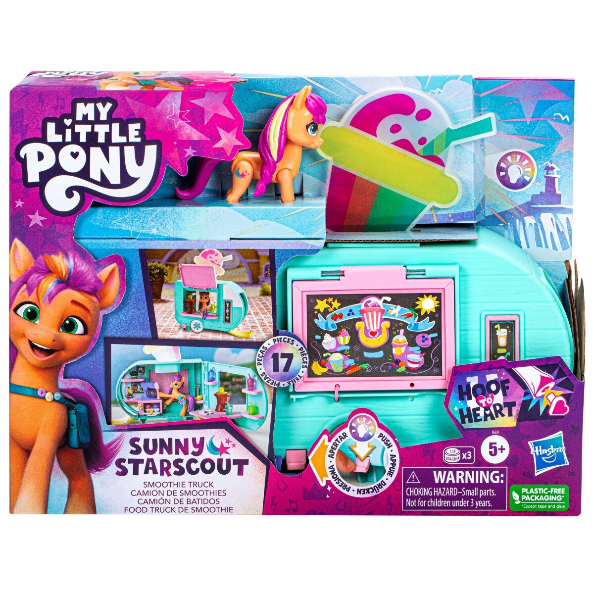 My Little Pony Set de joaca Rulota de Smoothie a lui Sunny Starscout