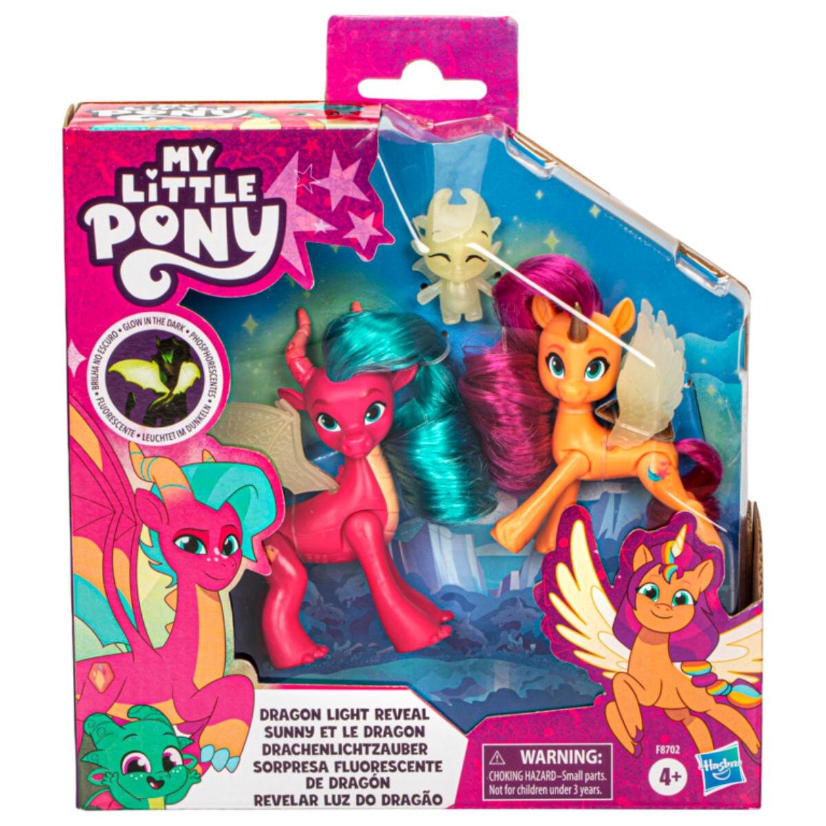 My Little Pony Set doua figurine Ponei-Dragoni F8702
