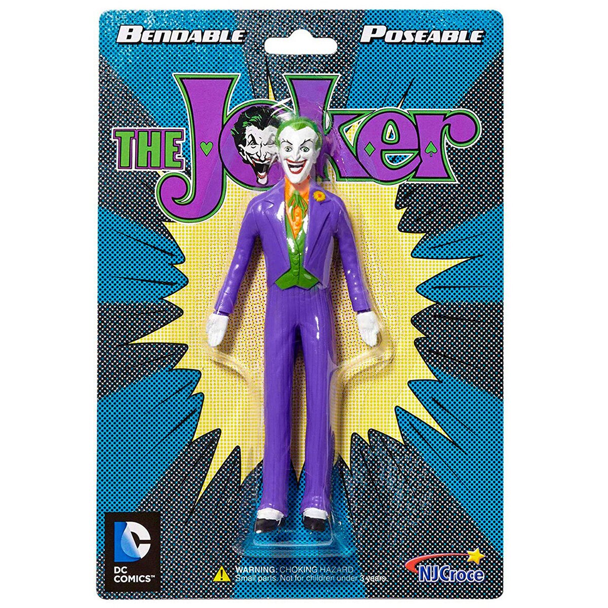 N.J. Croce Figurina flexibila Joker 14 cm
