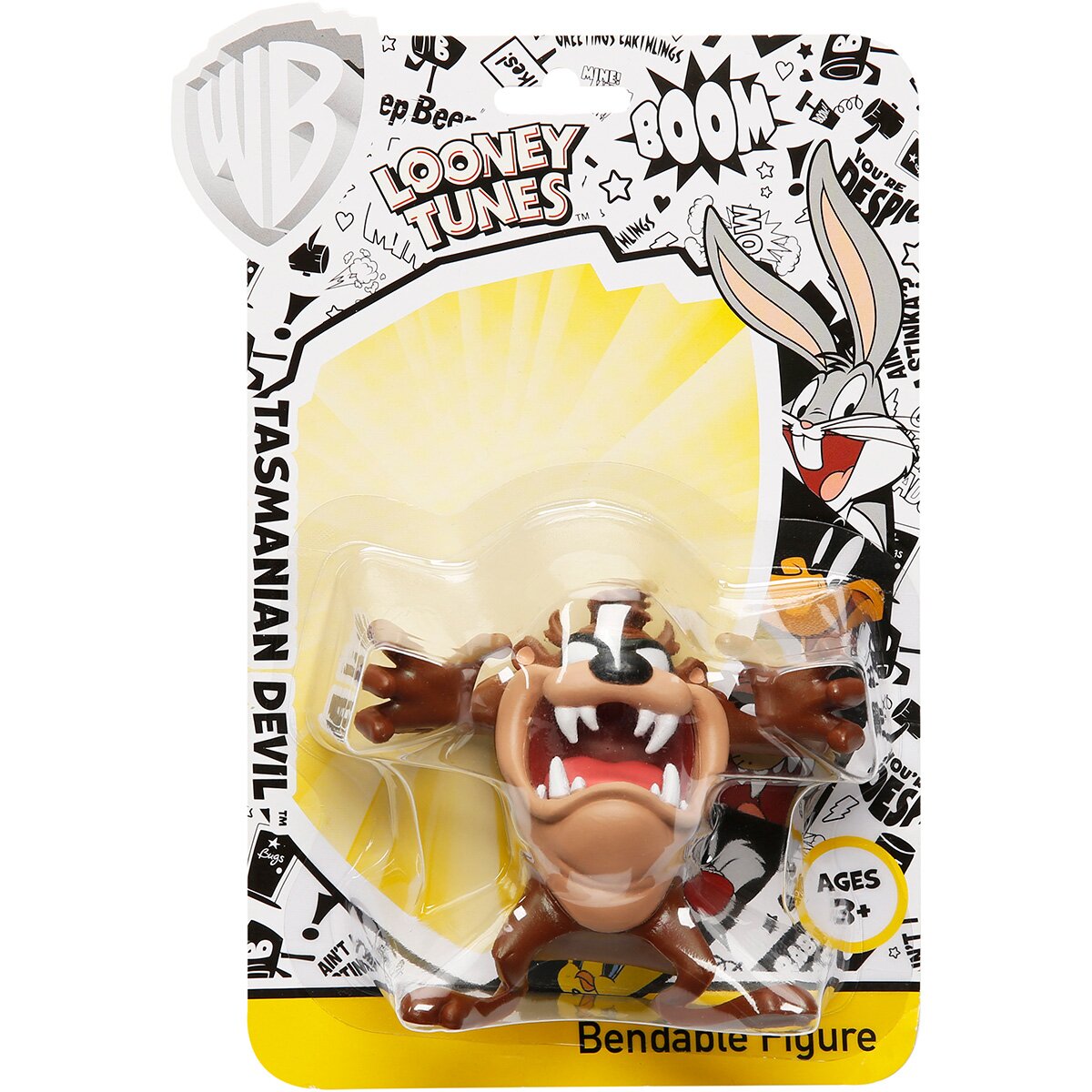 N.J. Croce Figurina flexibila Looney Tunes Tasmanian Devil 8 cm
