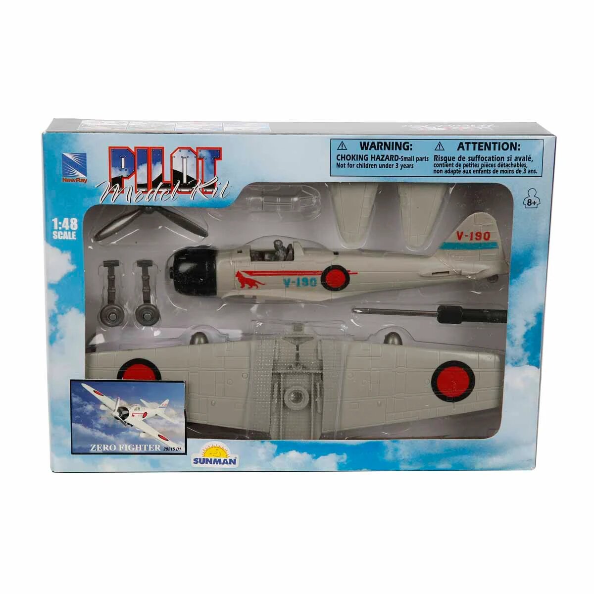 New Ray Avion de lupta cu pilot Zero Fighter 1:48