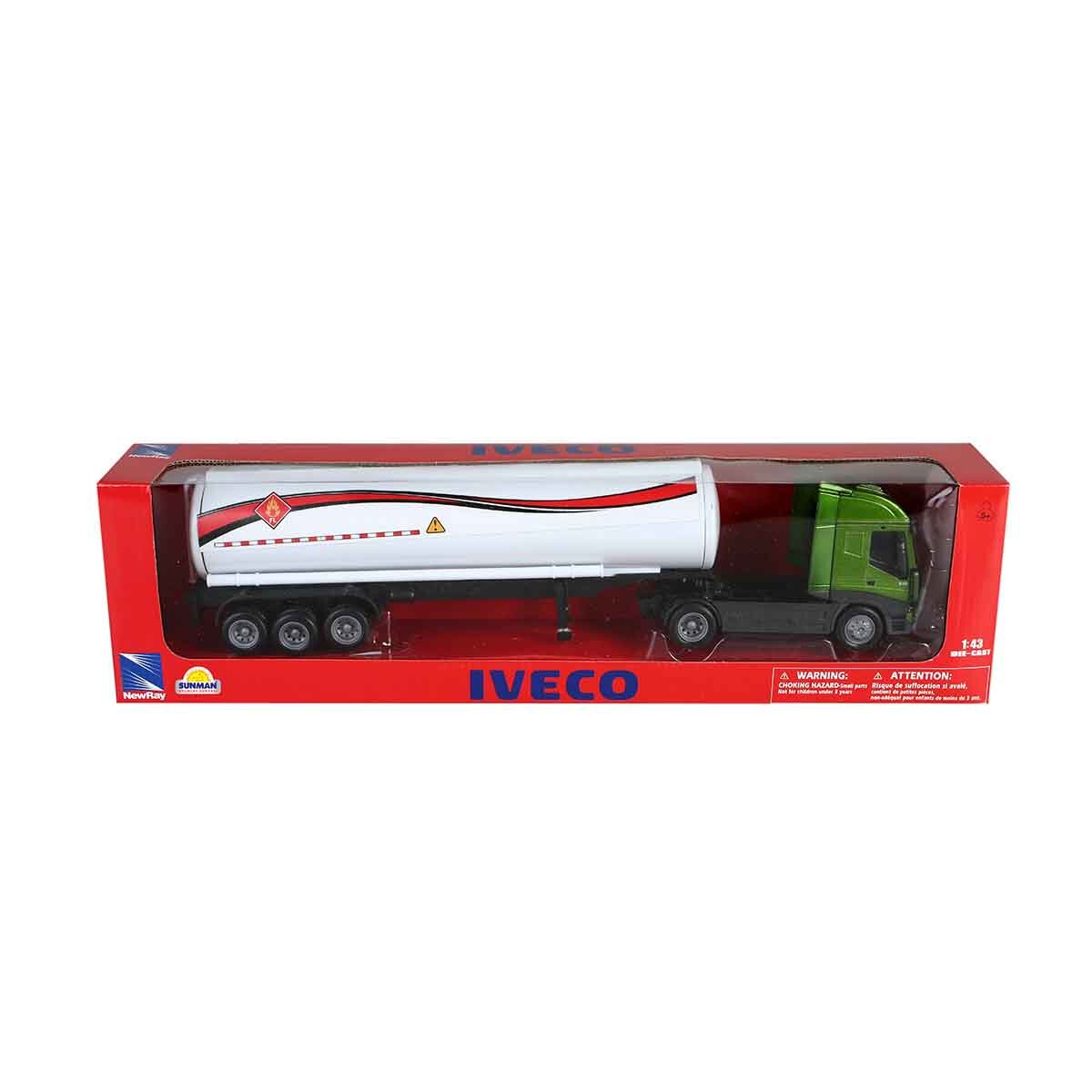 New Ray Camion metalic cu cisterna Iveco Stralis 1:43