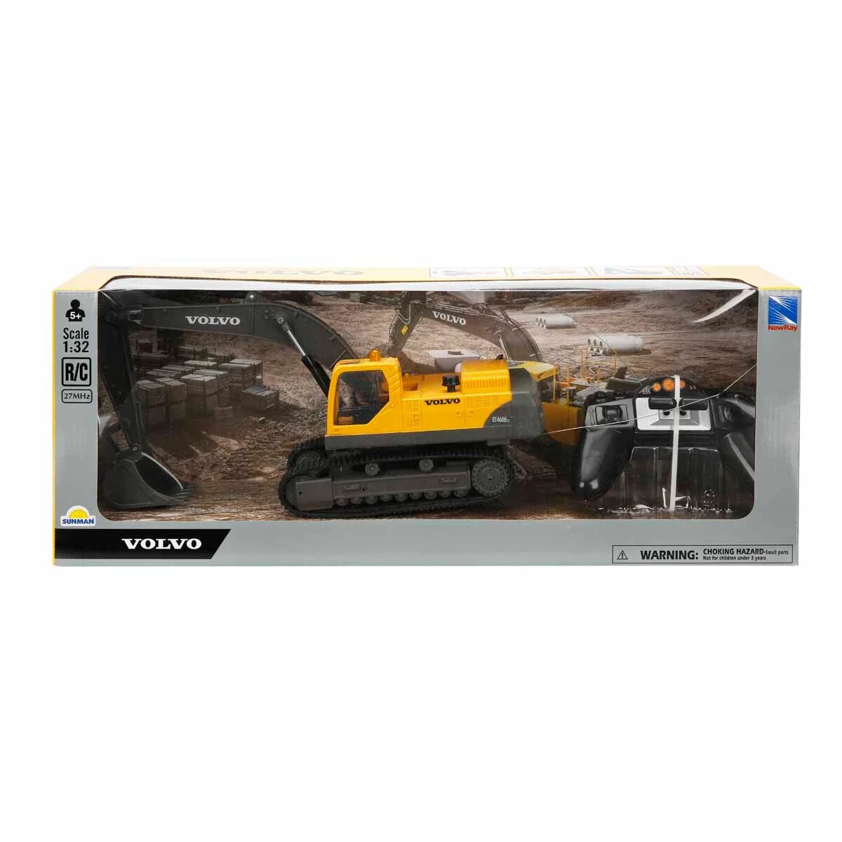 New Ray Excavator cu telecomanda Volvo 1:32