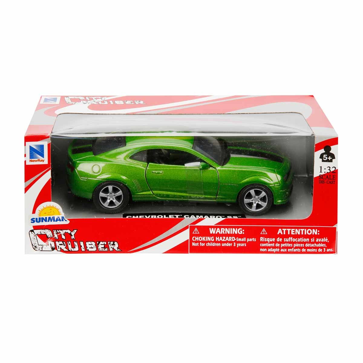 New Ray Masina metalica Chevrolet Camaro SS Verde 1:32