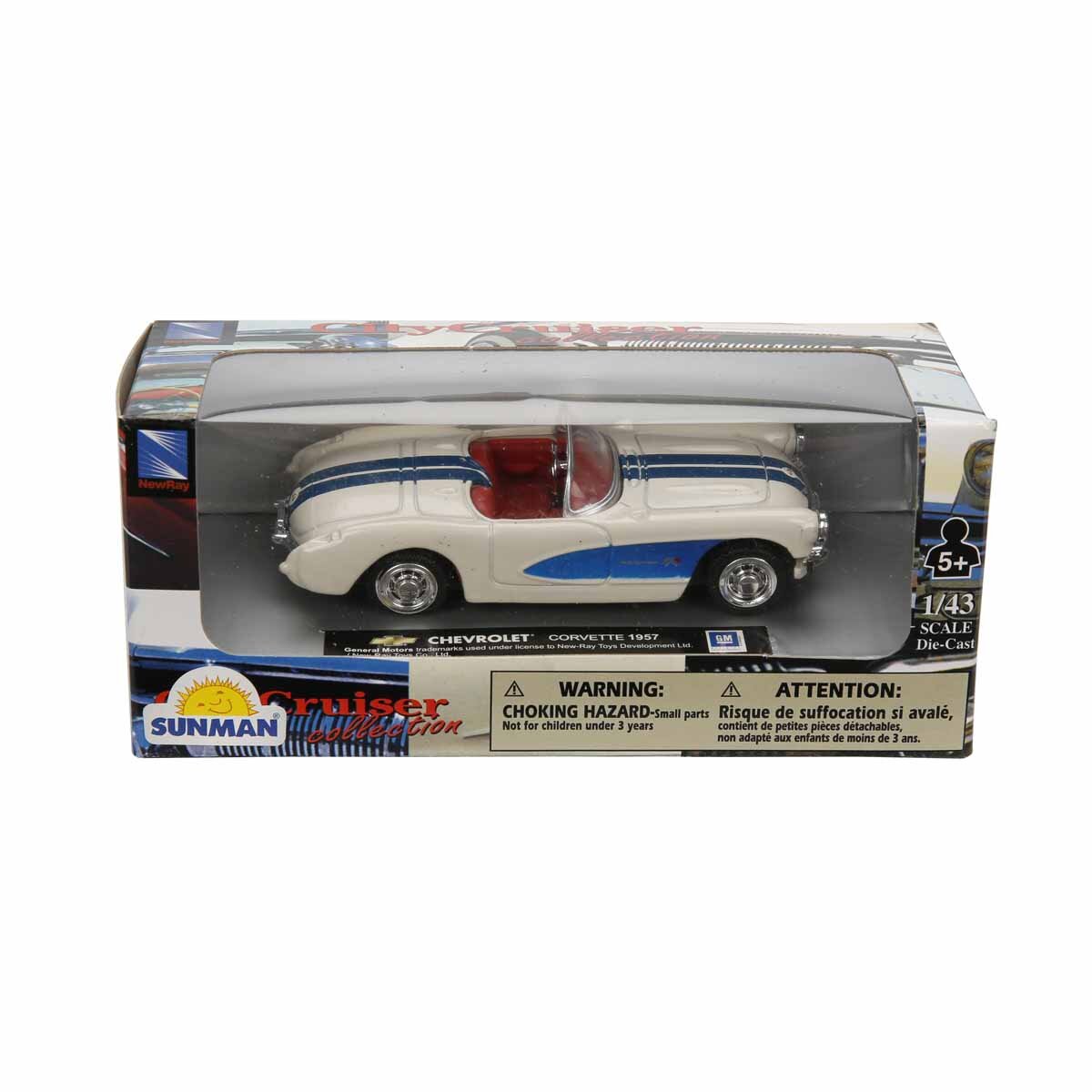 New Ray Masina metalica Chevrolet Corvette 1957 1:43