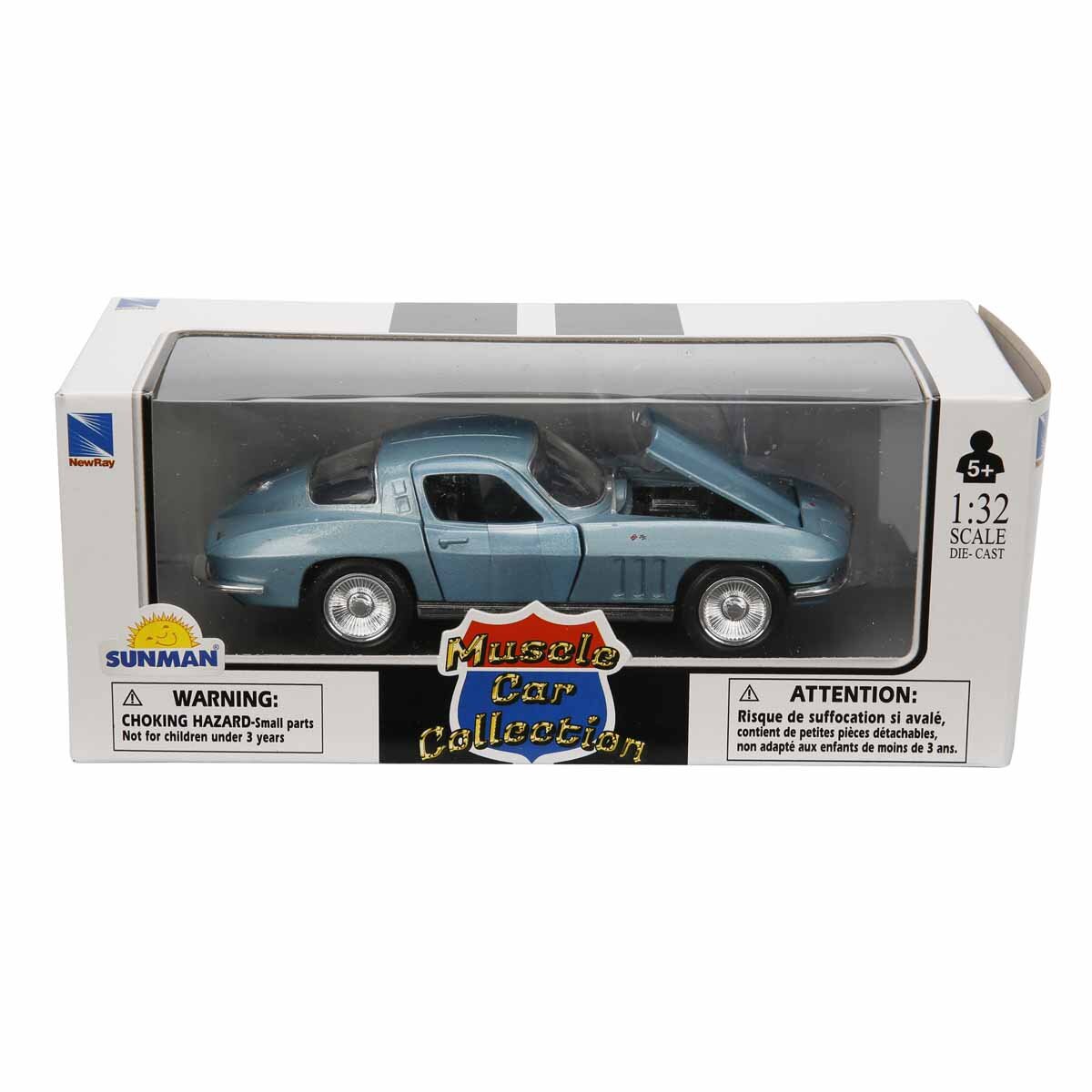New Ray Masina metalica Chevrolet Corvette 66 1:32