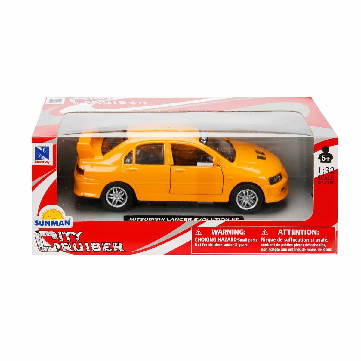 New Ray Masina metalica Mitsubishi Lancer Evolution VII 1:32
