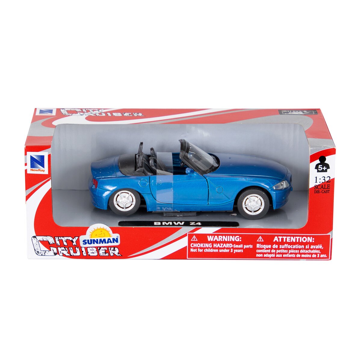 New Ray Masina sport metalica City Cruiser BMW Z4 1:32