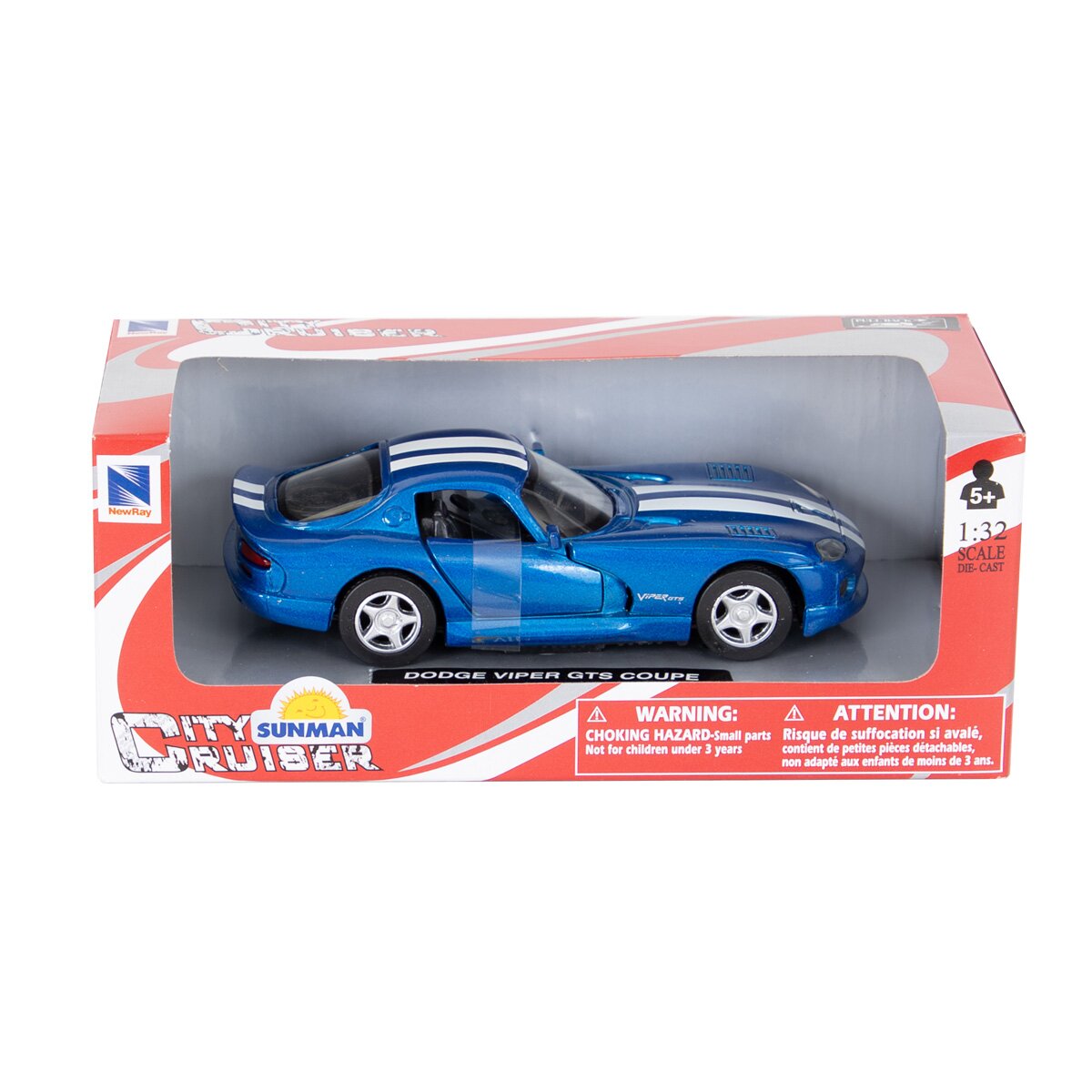 New Ray Masina sport metalica Dodge Viper GTS Coupe 1:32