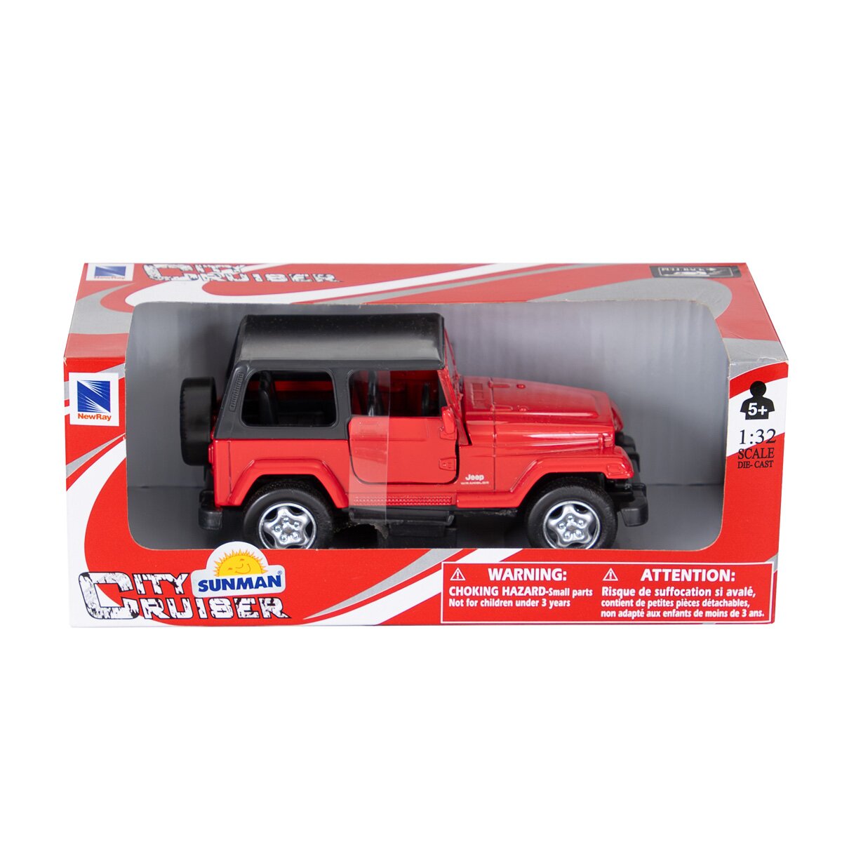New Ray Masina sport metalica Jeep Wrangler 1:32