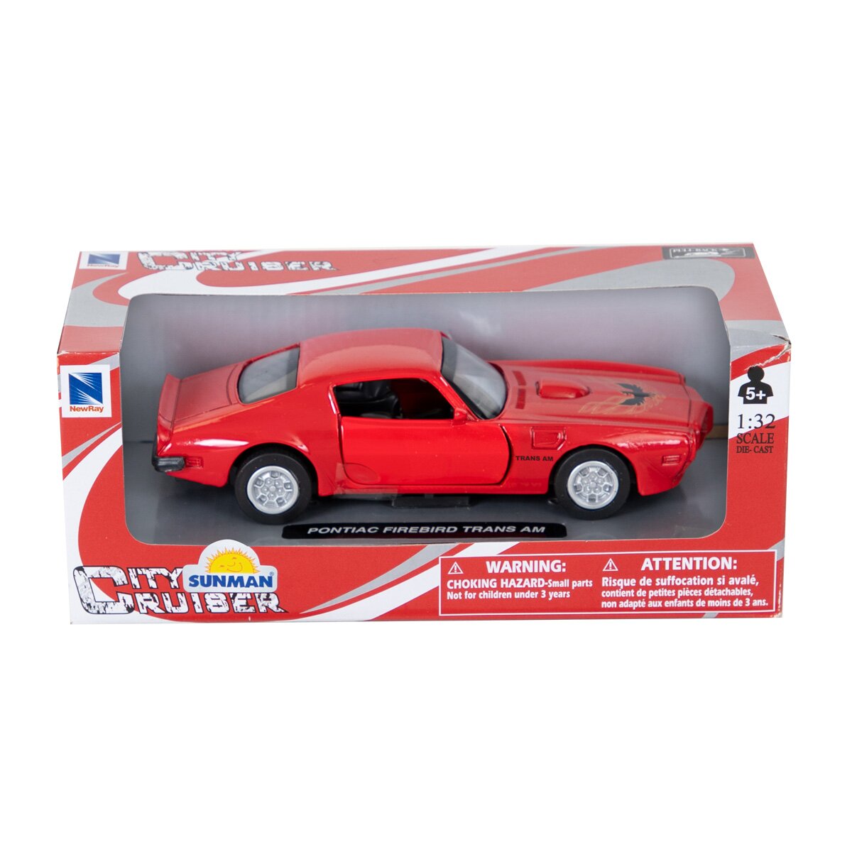 New Ray Masina sport metalica Pontiac Firebird Trans AM 1:32