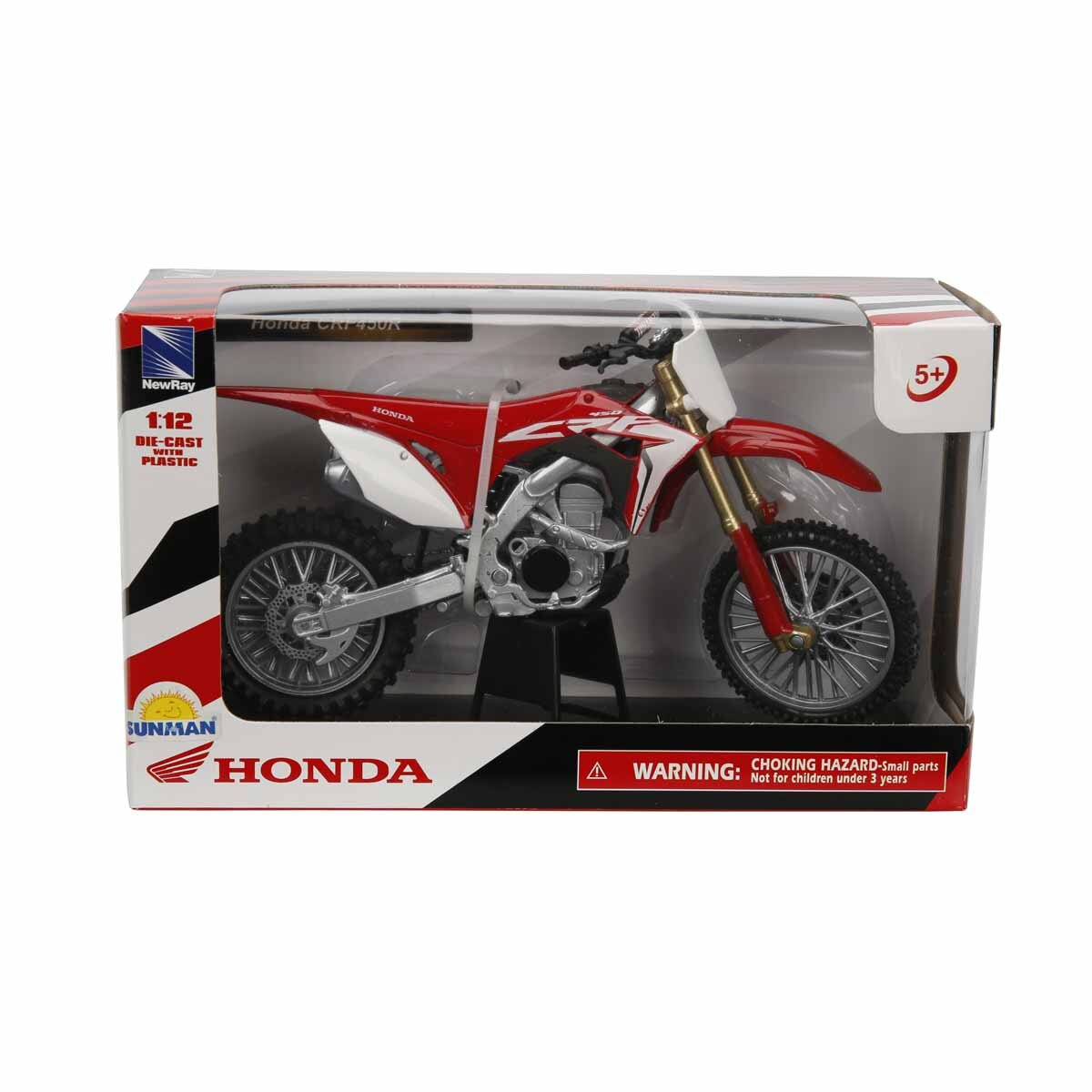 New Ray Motocicleta metalica Honda CRF450R 2017 1:12