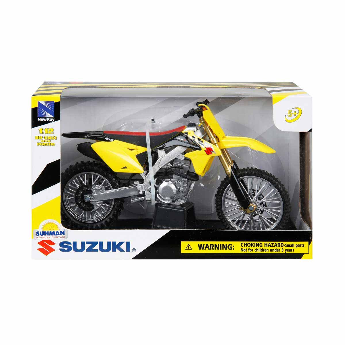 New Ray Motocicleta metalica Suzuki RM-Z450 2014 1:12