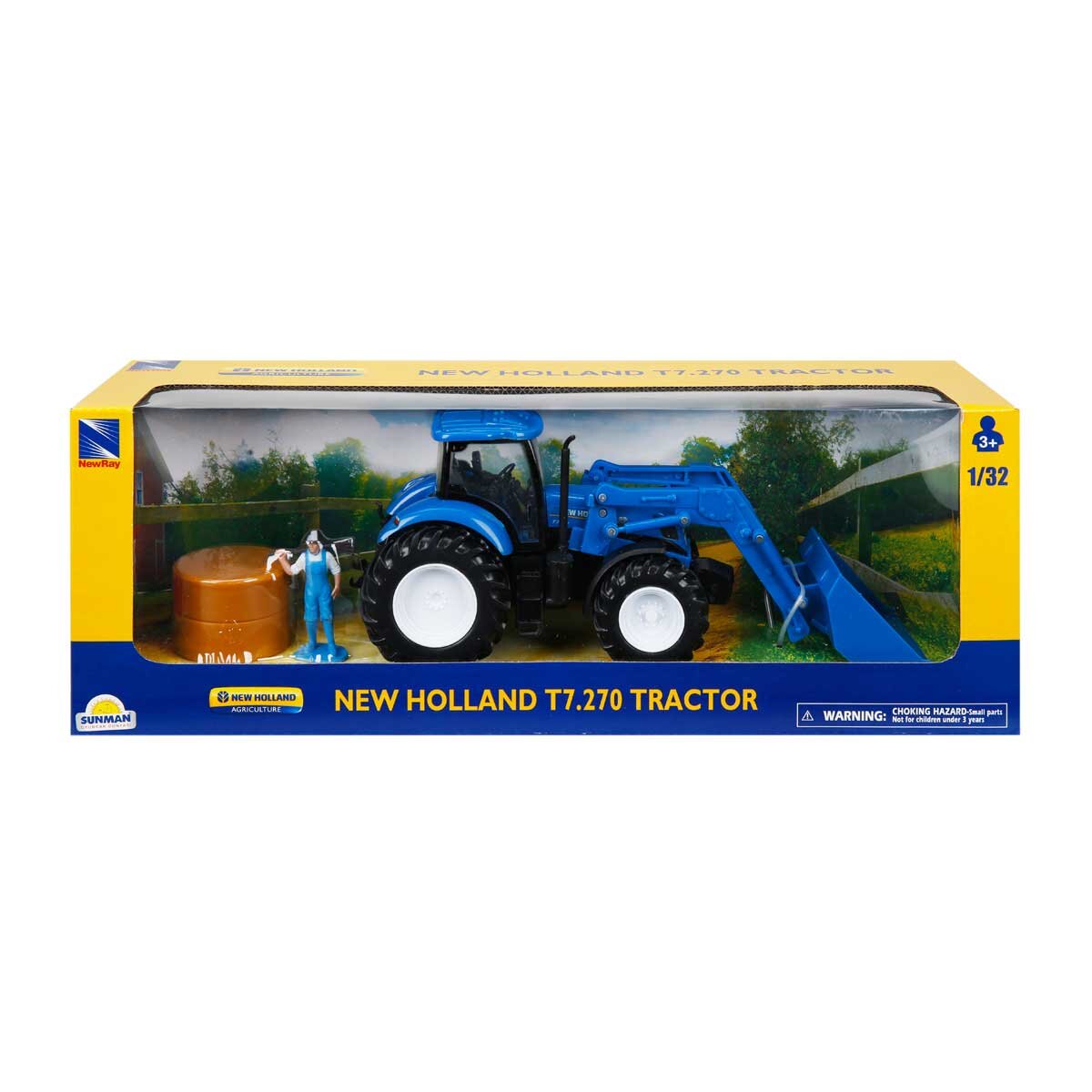 New Ray Tractor cu figurina New Holland T7.270 1:32