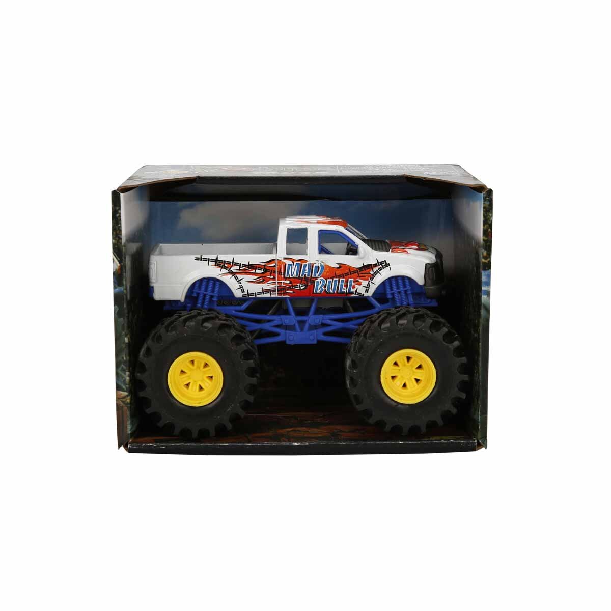 New Ray Vehicul metalic Monster Truck 1:43 Alb