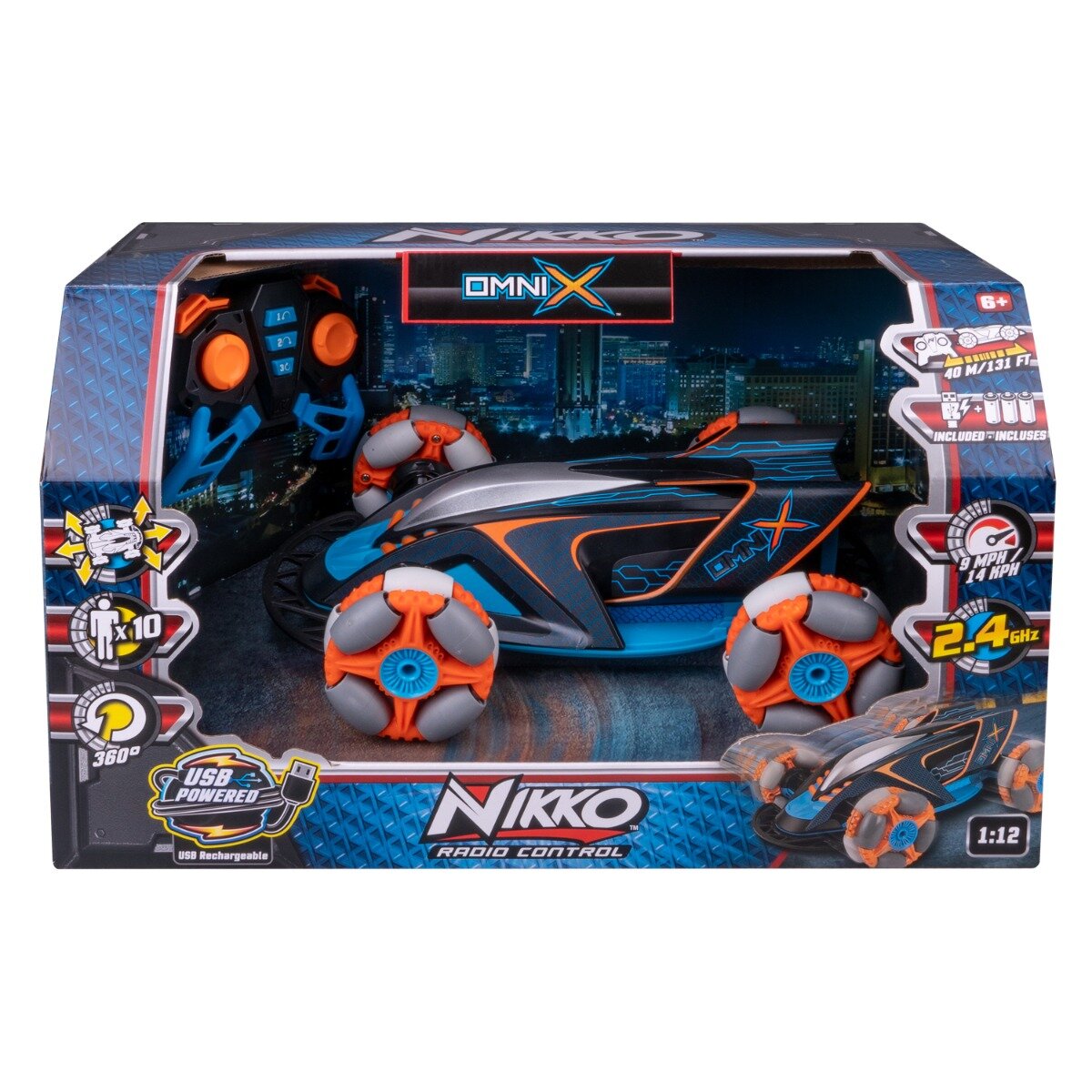 Nikko Masinuta cu telecomanda OmniX Extreme Drift 1:12 Blue
