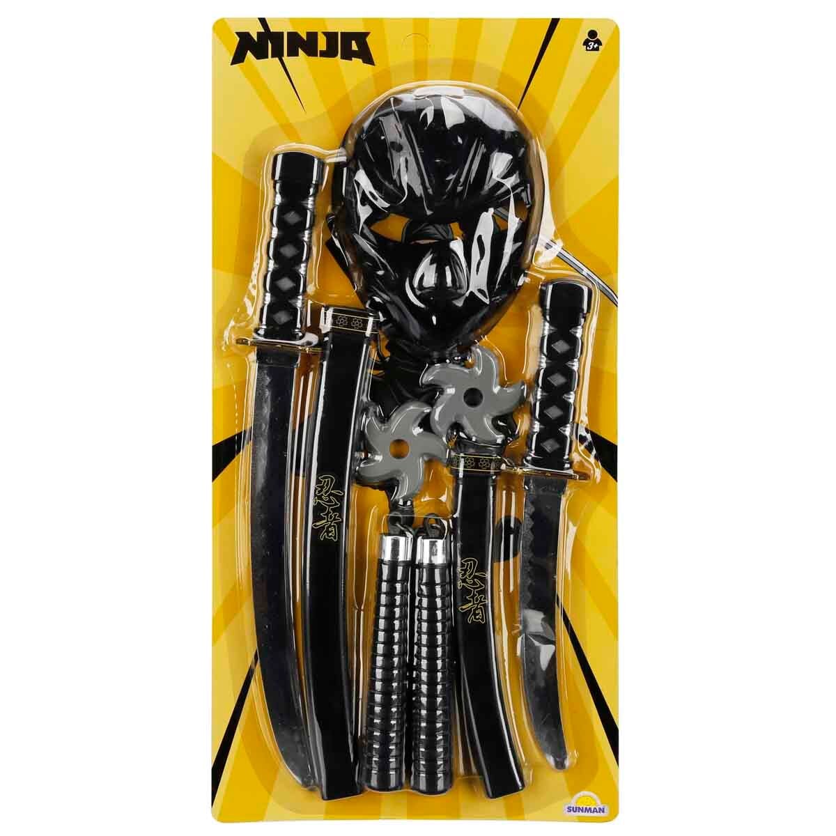 Ninja Set masca sabie si accesorii 8 piese