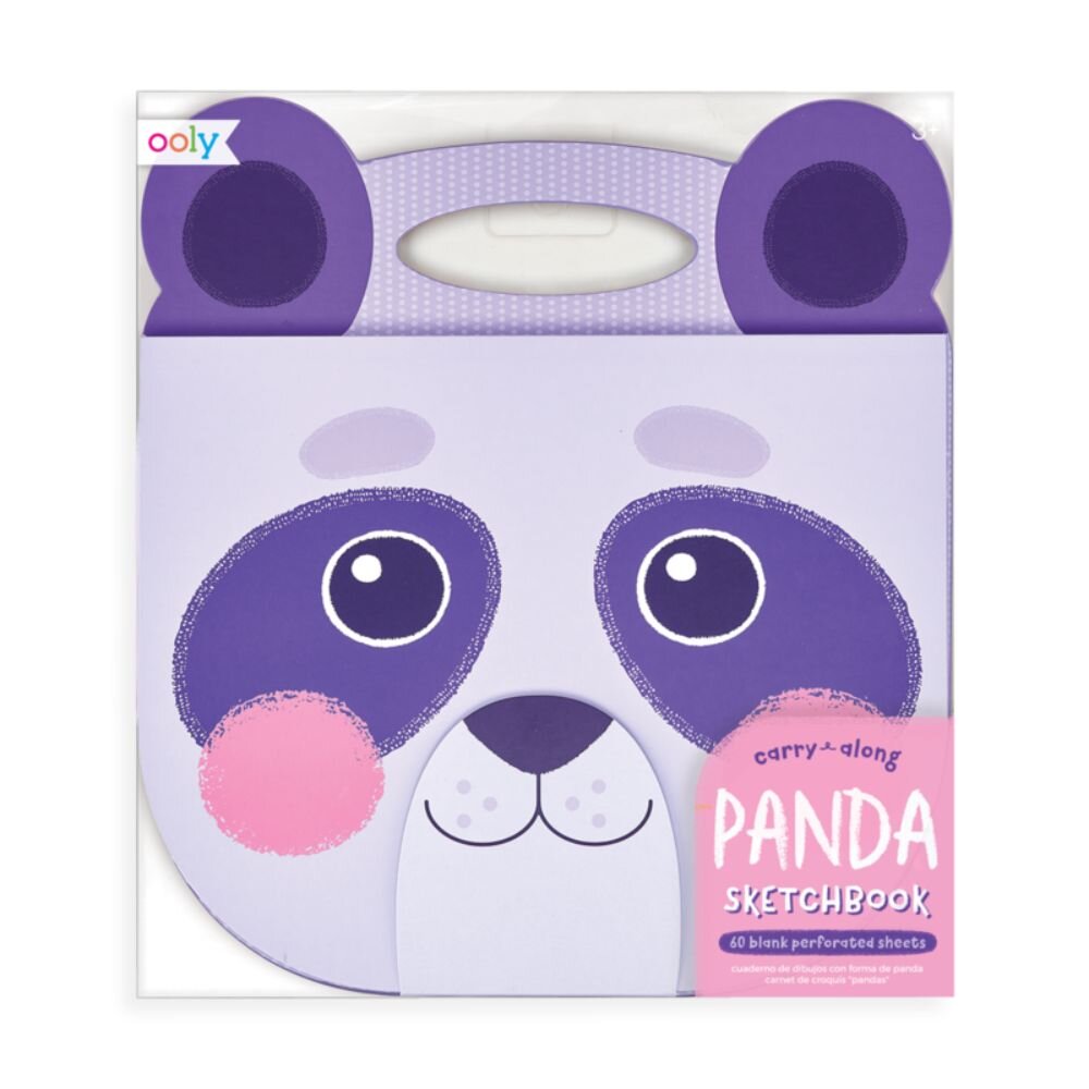 Ooly Caiet desen portabil Panda mov