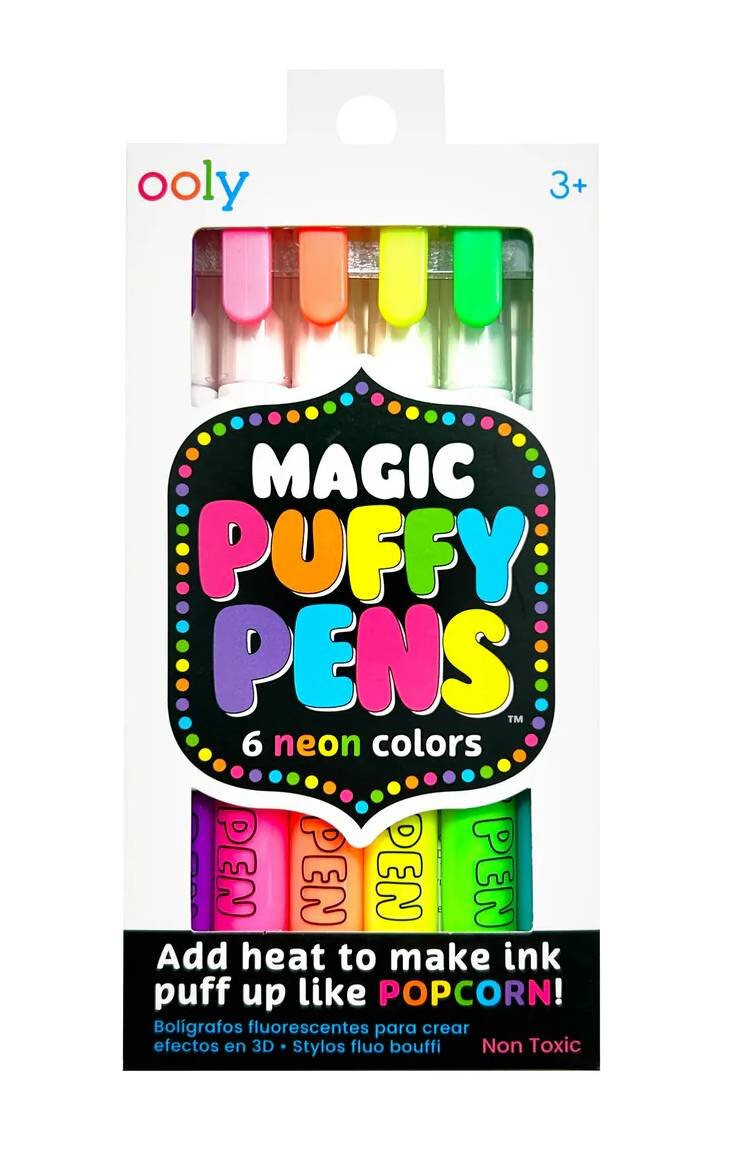 Ooly Carioci magice cu efect 3D Puffy Pens