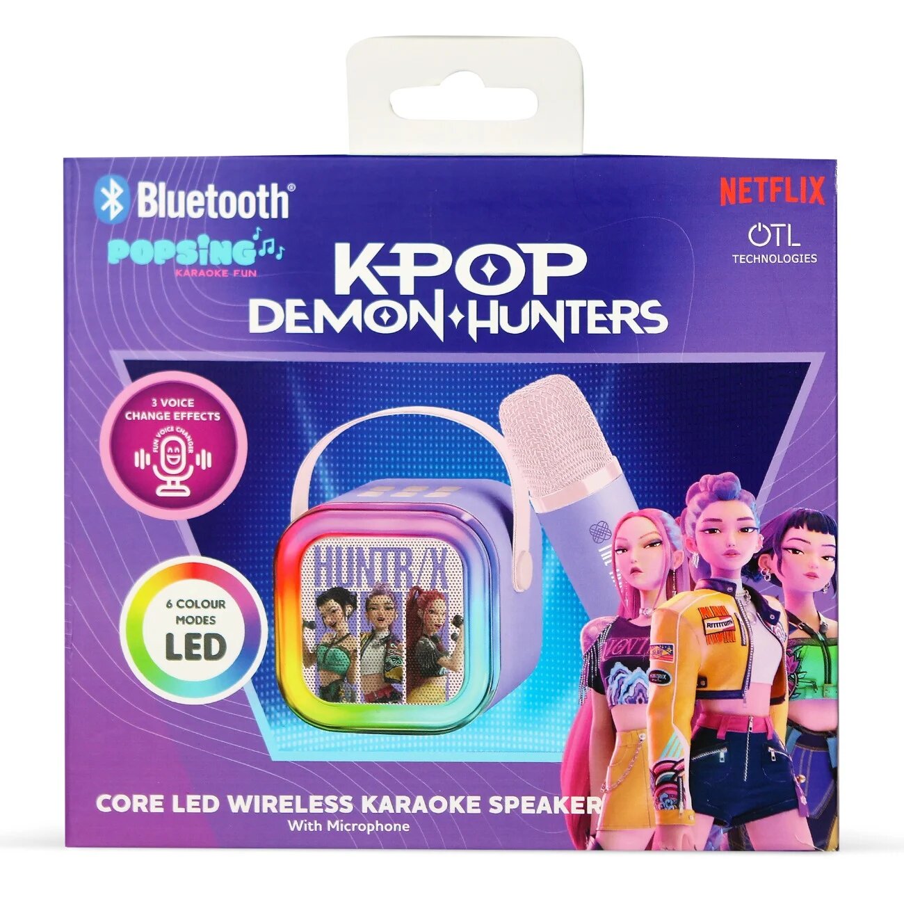 OTL Boxa wireless cu un microfon K-Pop Demon Hunters PopSing Mov