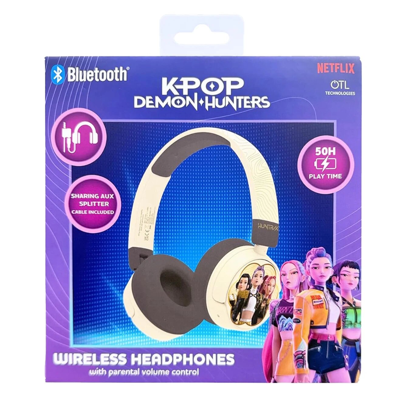 OTL Casti wireless K-Pop Demon Hunters Beige