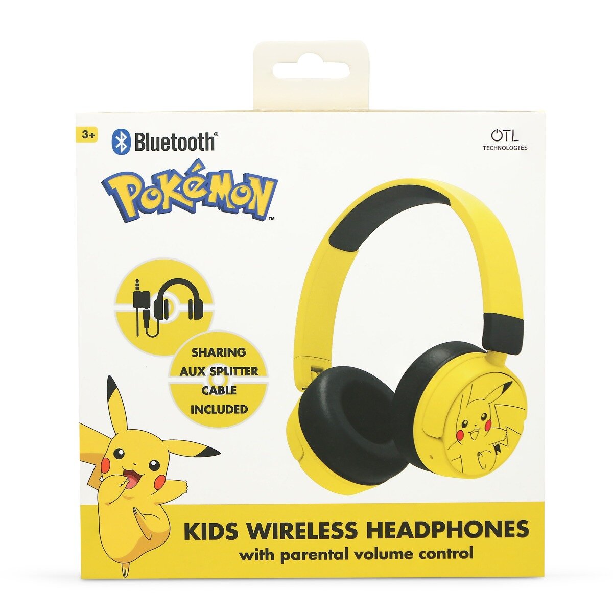 OTL Casti wireless On-ear Pokemon Pikachu