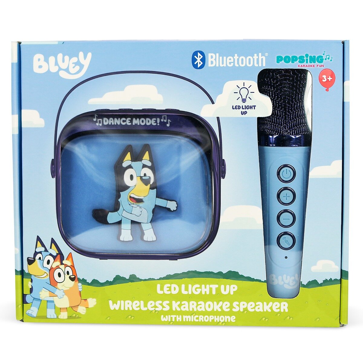 OTL Set karaoke cu boxa si microfon wireless si lumini LED Bluey